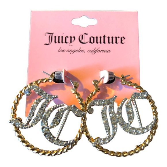 Juicy Couture Jewelry - 💎 Juicy Couture Hoops- 𝖏𝖚𝖎𝖈𝖞 𝖈𝖔𝖚𝖙𝖚𝖗𝖊 💎